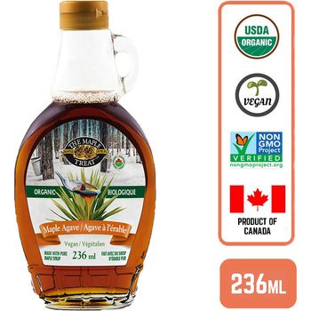 L.B Maple Treat Organic Maple Agave Syrup 236ml
