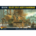 Warlord Games Bolt Action Sd.Kfz 251 1 Ausf D Hanomag German Half-Track 1 56 WWII Military Wargaming Plastic Model Kit