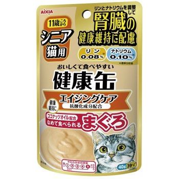 Aixia Kenko Pouch Senior Cats Kidney Aging Care Cat Food 40g
