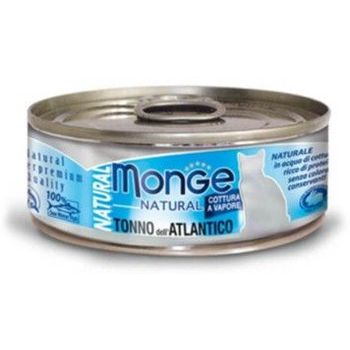 Monge Cat Canned Food Natural Atlantic Tuna 80g