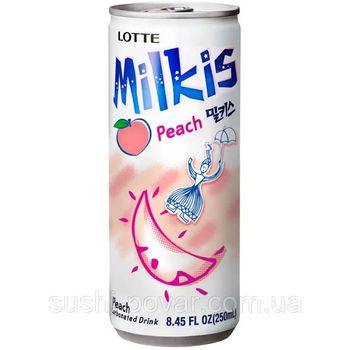 Lotte Milkis Peach Soda 250ml