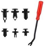 LivTee 120pcs Retainer Clips Push Type Fasteners 6.3mm 8mm 9mm 10mm Expansion Screws Replacement Kit Bumper Push Rivet Clips With Remover Tool Fit For Gmc Ford Toyota Honda Chrysler Acura