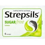 Strepsils Lemon Sugar Free Lozenges