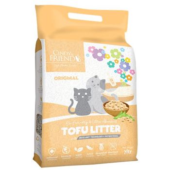 Cindy & Friends Original Natural Tofu Cat Litter 7kg