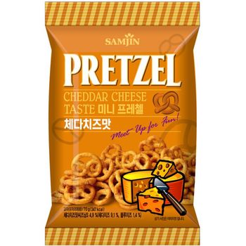 Samjin Pretzel Cheddar Cheese Flavor 70g