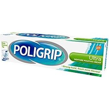 Poligrip Denture Fixative Cream Ultra Mint 40g