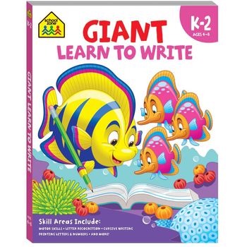 School Zone Giant Workbook Learn to Write