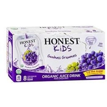 Honest Kids Organic Juice Goodness Grapeness Drink 8 x 200ml