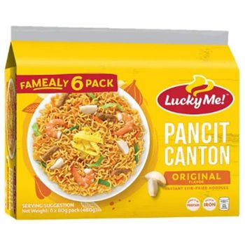 Lucky Me Pancit Canton Original Multipack 6pcs 80g
