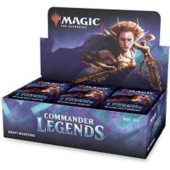 Magic The Gathering Commander Legends Draft Booster Box 24 Booster Packs 480 Cards 2 Legends Per Pack Factory Sealed