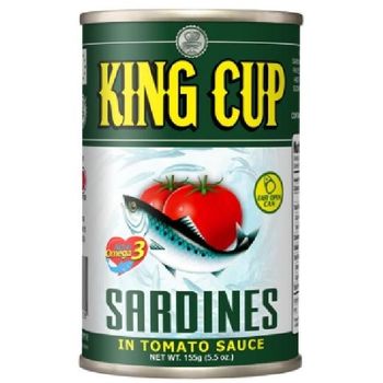 King Cup Sardines in Tomato Sauce Green 155g