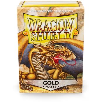 Arcane Tinmen Dragon Shield Matte Card Sleeves 100 Gold