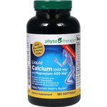 Phyto-Therapy Liquid Calcium with Magnesium 180 Softgel