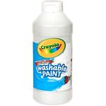 Crayola Washable Paint White 500ml