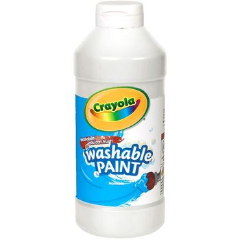 Crayola Washable Paint White 500ml