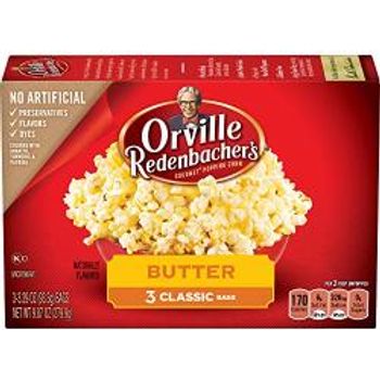 Orville Redenbachers Butter Popcorn Classic Bag 3count