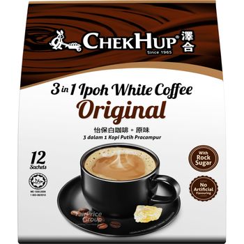 ChekHup 3 In 1 Instant Ipoh White Coffee Original 12 x 40g