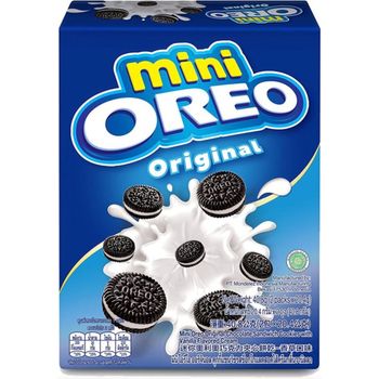 Oreo Mini Original Chocolate Sandwich Cookies with Vanilla Flavored Cream 40.8g