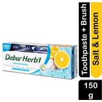 Dabur Herbal Salt Lemon Whitening Natural Toothpaste