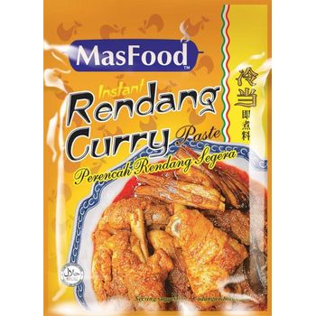 MasFood Instant Rendang Curry Paste 200g