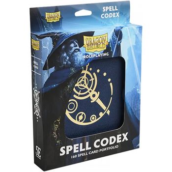 Arcane Tinmen Dragon Shield Spell Codex Portfolio Midnight Blue