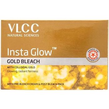 VLCC Insta Glow Gold Bleach For Instant Fairness And Glowing Skin 60g