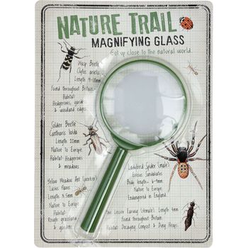 Rex London Nature Trail Childrens Green Plastic Magnifying Glass 2.95