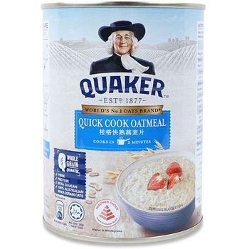 Quaker Quick Cooking Oatmeal Tin 400g