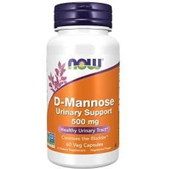 Now (Foods) - Healthy Urinary Tract, D-Mannose 500mg (60 veggie capsules)