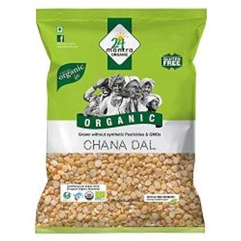 24 Mantra Organic Chana Bengalgram Dal 1kg
