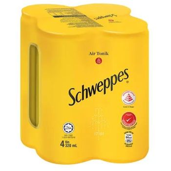 Schweppes Tonic Water 4 x 320ml
