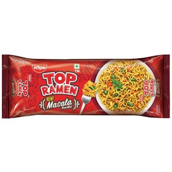 Nissin Top Ramen Instant Noodles Masala 240g