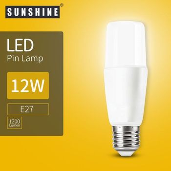 Sunshine LED PIN Lamp Stick Light Bulb 12w E27 Daylight
