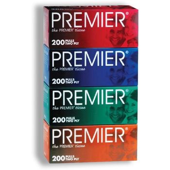 Premier Box Tissue 200 S 200g