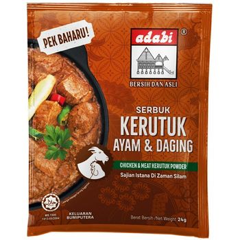 Adabi Serbuk Kerutuk Ayam & daging 24g