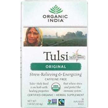 Organic India Tea Tulsi Original Organic 18 Count