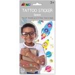 Avenir Tattoo Sticker Space