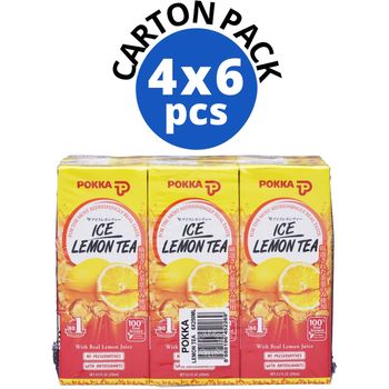 Pokka Ice Lemon Tea 4 x 6 x 250ml