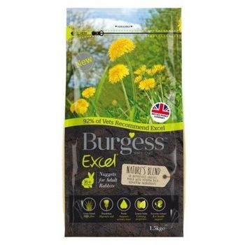 Burgess Excel Rabbit Nuggets Natures Blend 1.5kg