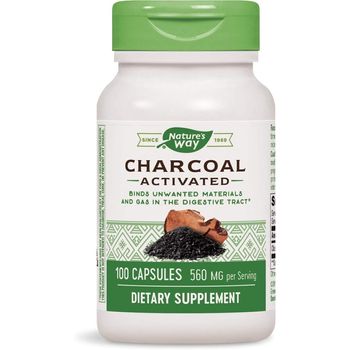 Nature's Way Activated Charcoal 100 Capsules