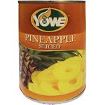Yowe Pineapple Slice in Syrup Canned Fruits 565g