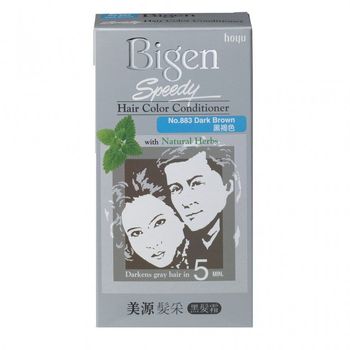 Hoyu Bigen Speedy Hair Color 883 Dark Brown