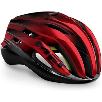 MET Trenta MIPS Aero Cycling Helmet Black Red Metallic Medium