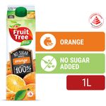F&N Fruit Tree Fresh No Sugar Added Juice Orange