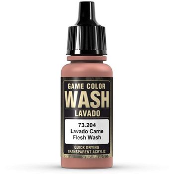 Vallejo Game Colour Flesh Wash Artist Inks 17ml