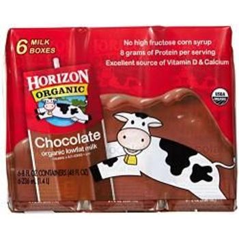 Horizon Organic Dairy Single Serve 1% Chocolate Milk 226g