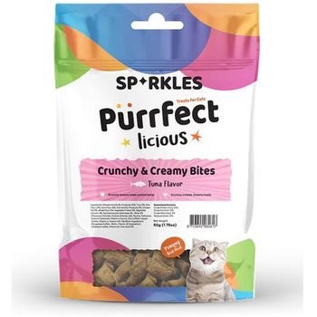 Sparkles Cat Crunchy & Creamy Bites Tuna 50g