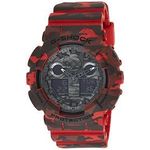 Casio Mens G Shock Camo Analog-digital Sport Quartz Watch Nwt Ga-100cm-4a