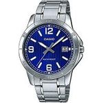 Casio Mtp-v004d-2budf Analog Quartz Silver Stainless Steel Men's Watch