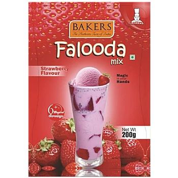 Bakers Falooda Mix Strawberry Flavour 200g